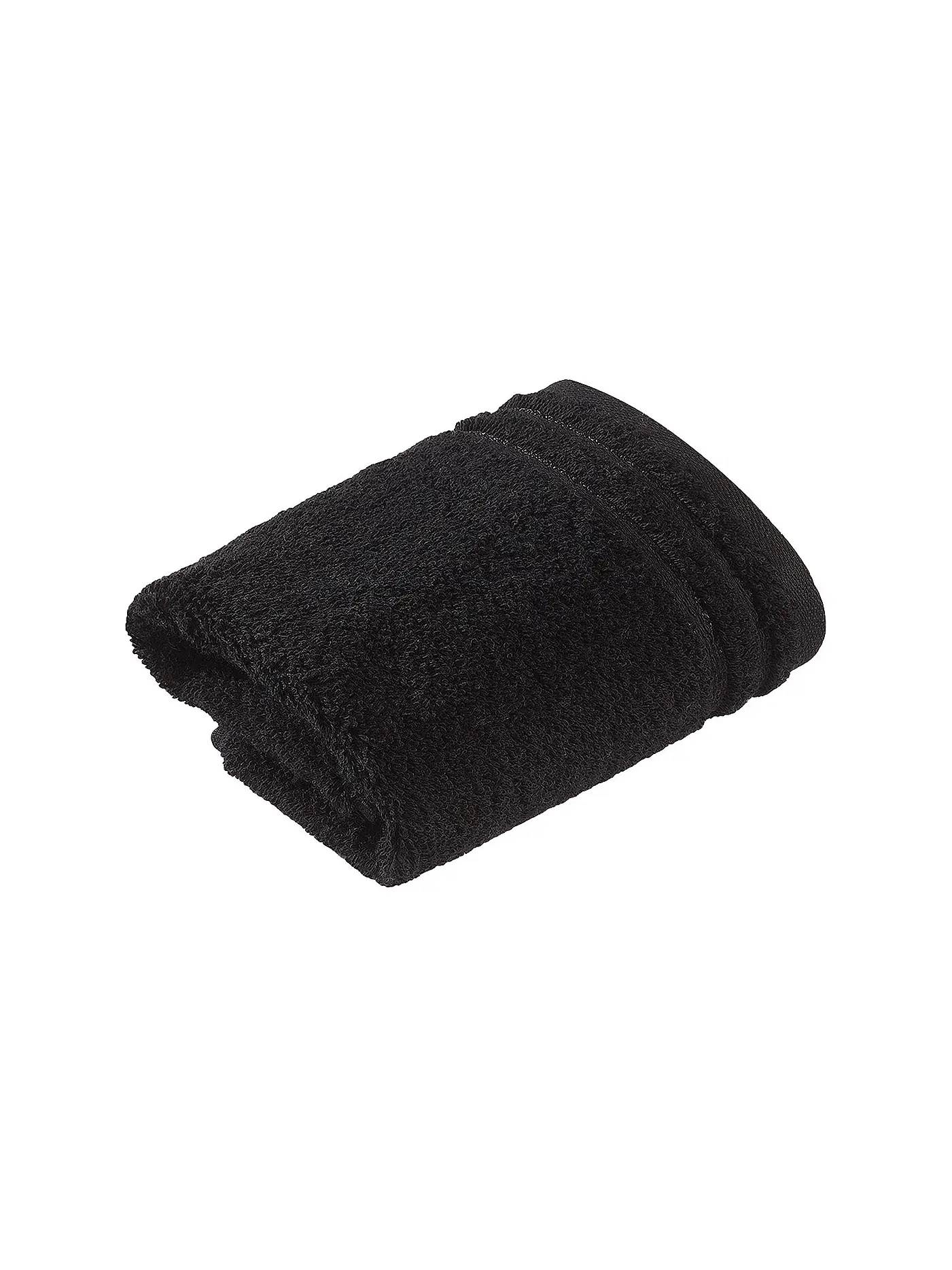 VOSSEN | Gästetuch Calypso Feeling 30x50cm (Flanell) | schwarz